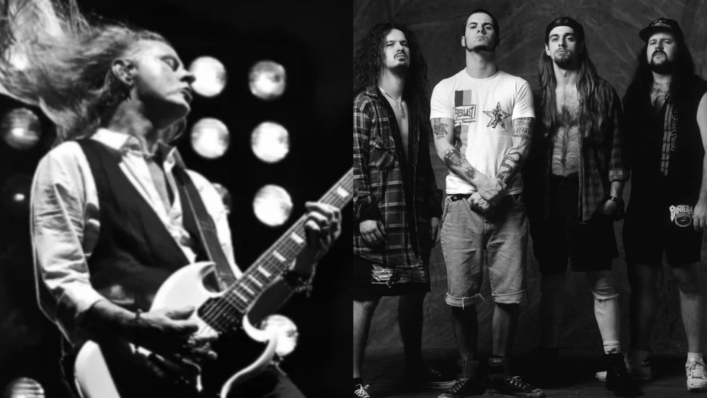 "All teeth, bones, and muscle, not one ounce of fat."

ALICE IN CHAINS guitarist JERRY CANTRELL picks his favorite PANTERA song l8r.it/iOJg