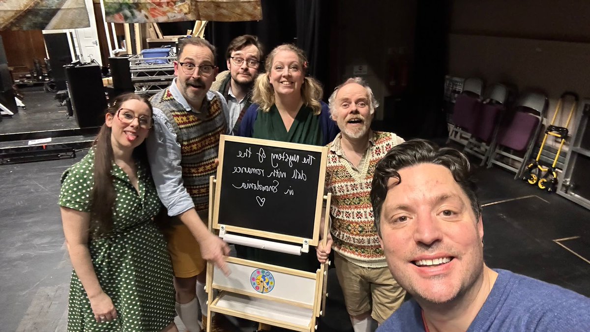 Had an absolutely whizzer time performing with <a href="/BumperBlyton/">Bumper Blyton Improv</a> Improvised Adventures for Grown-Ups for the first time with some of my all time favourite humans at Quarry Theatre at St Luke's in Bedford this evening.   

Thanks for having me along to play!  Our Romantic Mystery…
