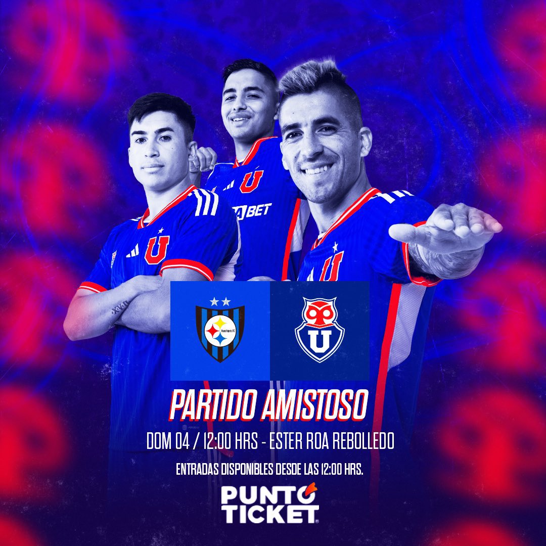 cotelsix's tweet image. Mañana juega el chuncho contra el campeón
UCH🆚HUA
🏟️: Ester Roa Rebolledo
⏰: 12:00
📆: Domingo 4 de Febrero