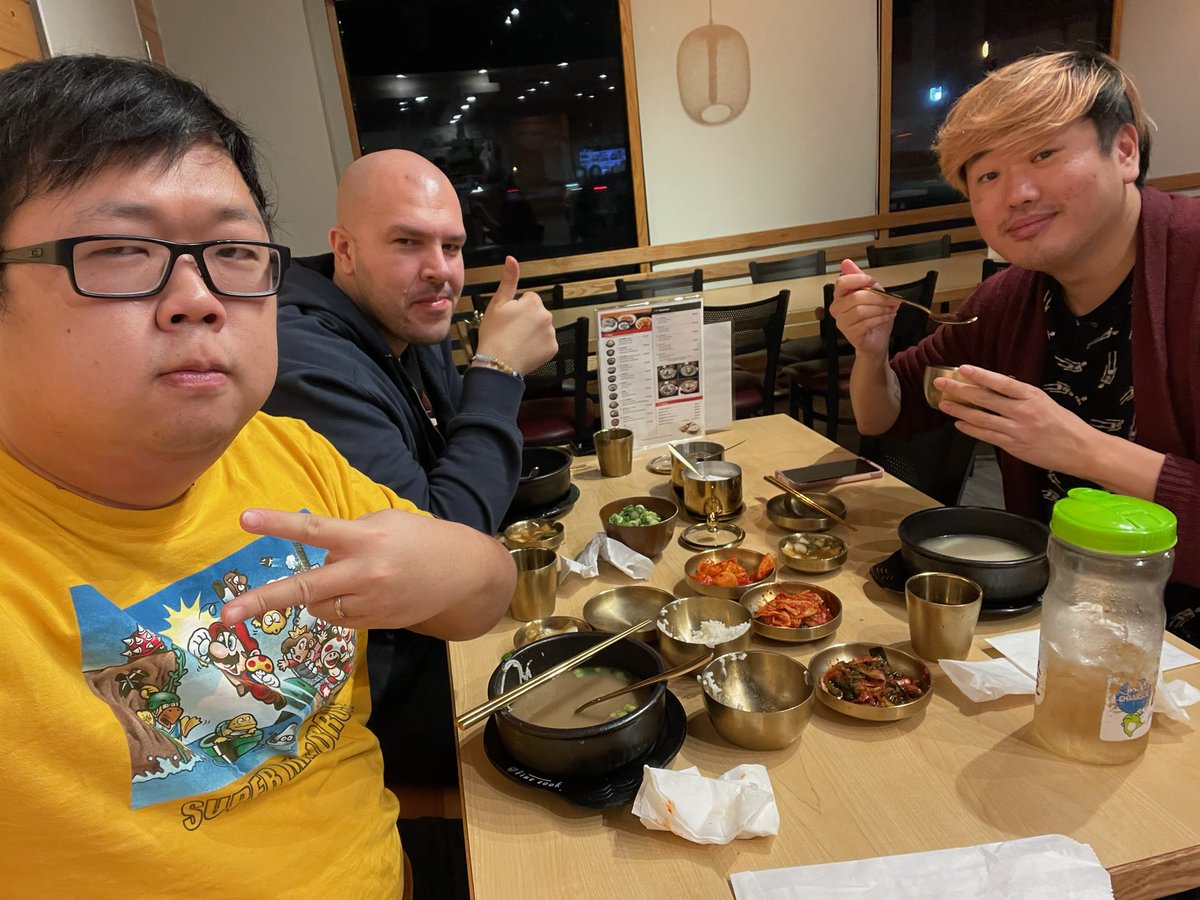 ProZD eats Seollong Tang with Steve AND Jay!