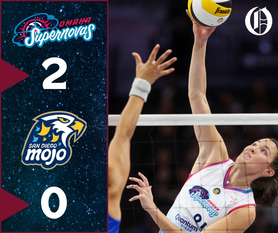 OWHnews's tweet image. The #OmahaSupernovas are ONE SET AWAY from its first victory in team history. Follow live updates here:
omaha.com/sports/profess… #ProTime