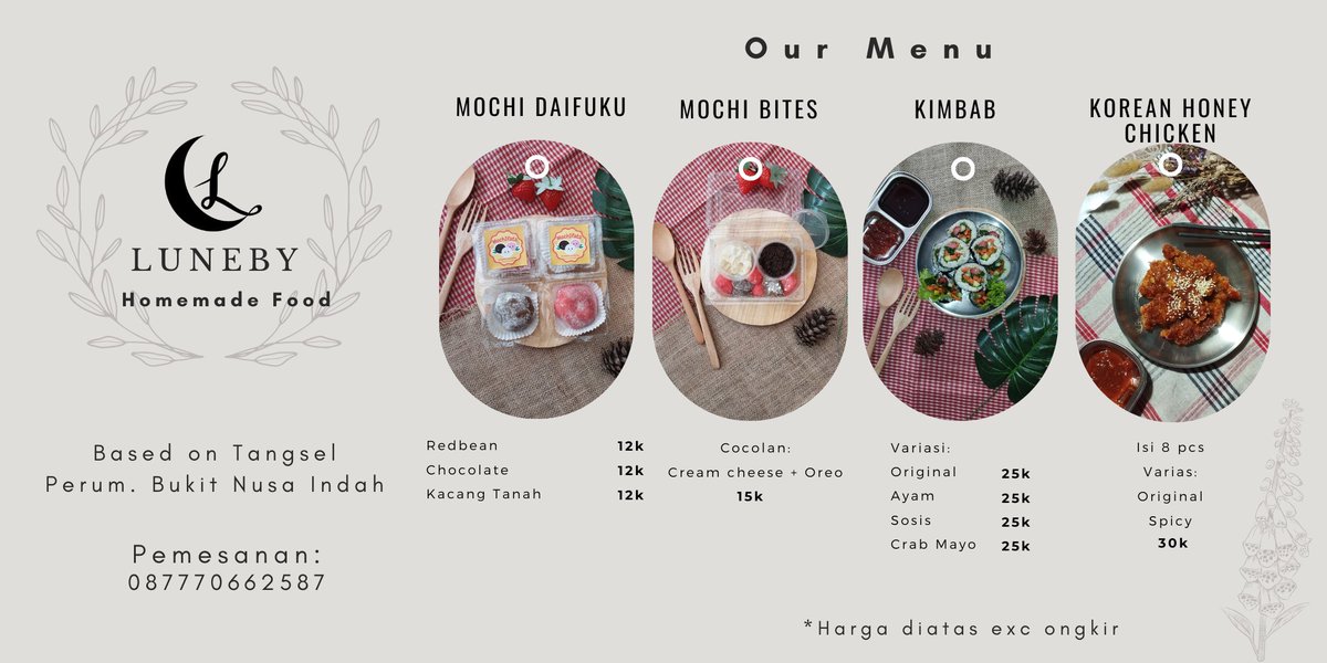 _luneby's tweet photo. Pre-Order now!!
Yang cari cemal cemil bisa cicipin makanan kita nih♥️
Harga tertera di gambar
Exclude ongkir ke rumah kamu yaa~
Khusus wilayah Ciputat, Pamulang, BSD, Jombang, Prapatan duren, Muncul
Pemesanan via manual/shopee/gosend https://t.co/gD6Axli20J