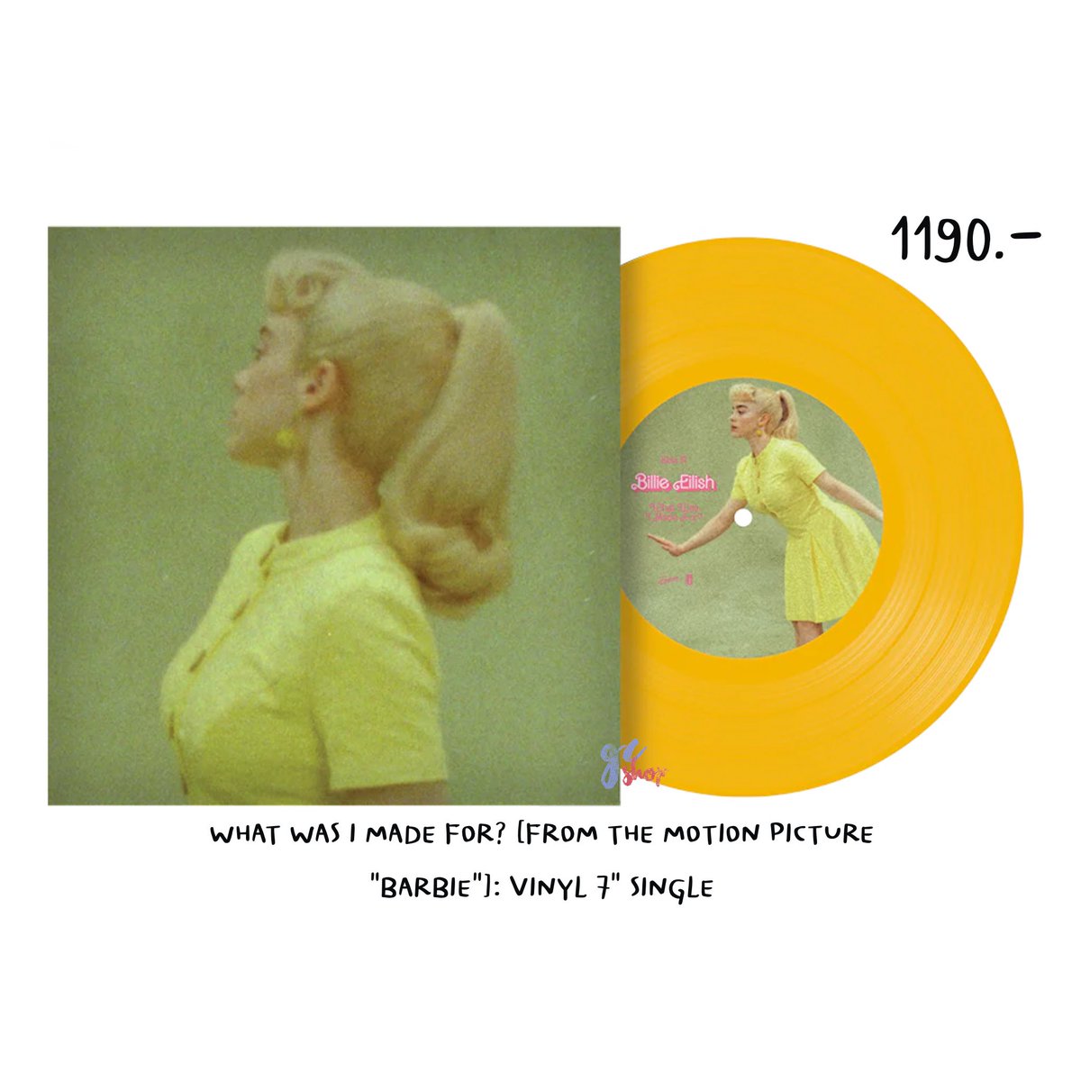 gcshop_th's tweet image. เปิดรับพรีออเดอร์ @billieeilish - WHAT WAS I MADE FOR? [FROM THE MOTION PICTURE “BARBIE”]: VINYL 7” SINGLE / lp / แผ่นเสียง 7 นิ้ว 💛

💌 : [สนใจ | Order]​ DM / line : @gcshopth

#vinyl #vinylsingle #billieeilish #whatwasimadefor #barbie #eillish #แผ่นเสียง #lp #vinylrecords