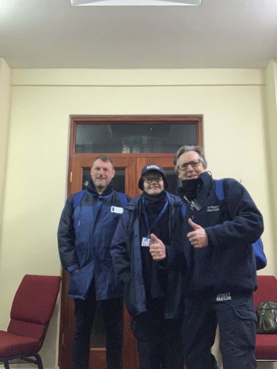 Willscribe's tweet photo. #Stafford @StreetPastors team out tonight 🙏 #Caring #Listening #Helping Sharing pray and fellowship with folk during the #nighttimeconomy #JesusLives https://t.co/gKhbImRjzh