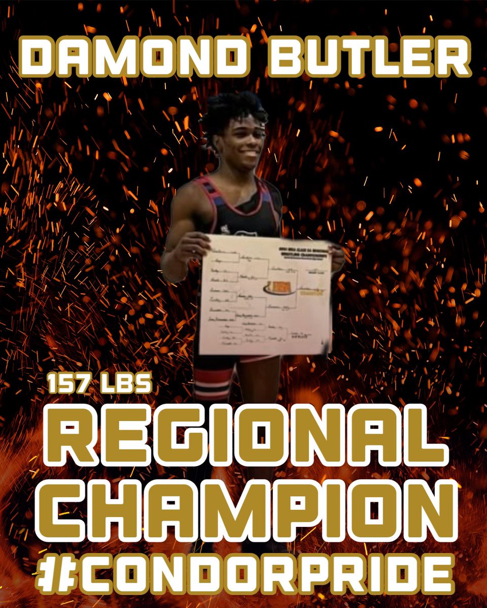 Congrats Damond!

#RegionalChamp #CondorPride