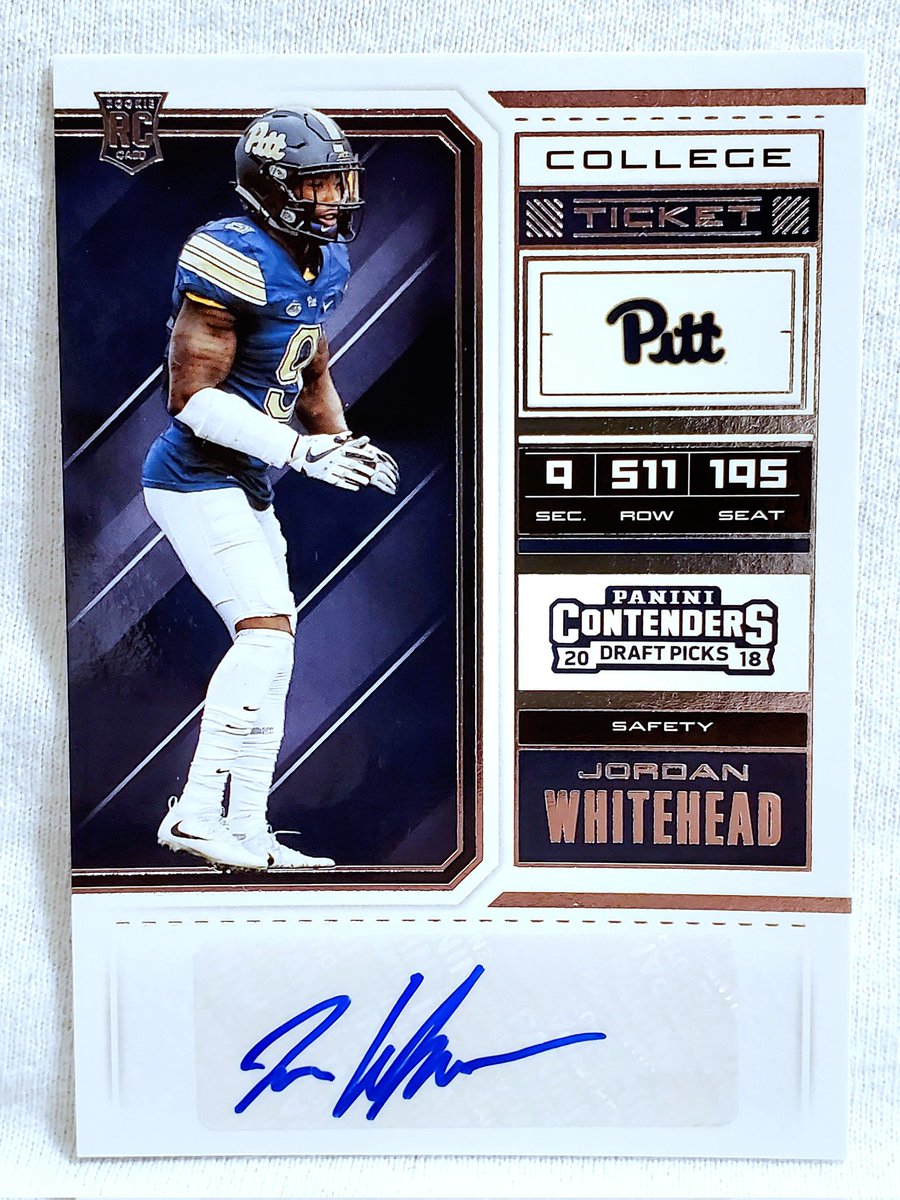 thriftx3's tweet photo. 2018 Contenders Draft Picks College Ticket Jordan Whitehead #256 Rookie Auto RC For Sale
https://t.co/ZBCtgjyxao
#JordanWhiteheadAutograph #ContendersDraftPicks #RookieAutograph #CollegeTicketCard #FootballCardForSale #2018Contenders #LimitedEditionCard #WhiteheadRookieCard https://t.co/zBlazagKmQ