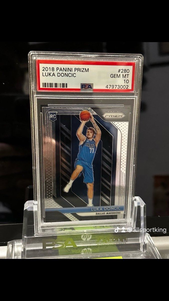 2018 Luka Doncic Prizm RC

#47973002

Hot 🔥 Rookie card pushing for MVP

$255 shipped lower 48

#NBA #basketball #SportsCards #panini #prizm #RC #rookie #card #PSA #slabs #Dallas #mavericks #mvp #luka #Doncic #lukadoncic