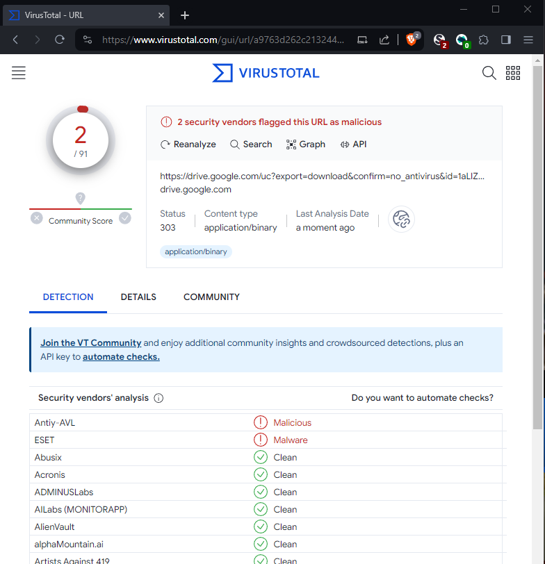 When you get send a URL or files, you can check if it's malicious on VirusTotal.

I received an email from Blackmagic design (awesome multicam products), after responding I got an instant response, and within a URL❌

Pls don't lose your YT channel or get keylogged.