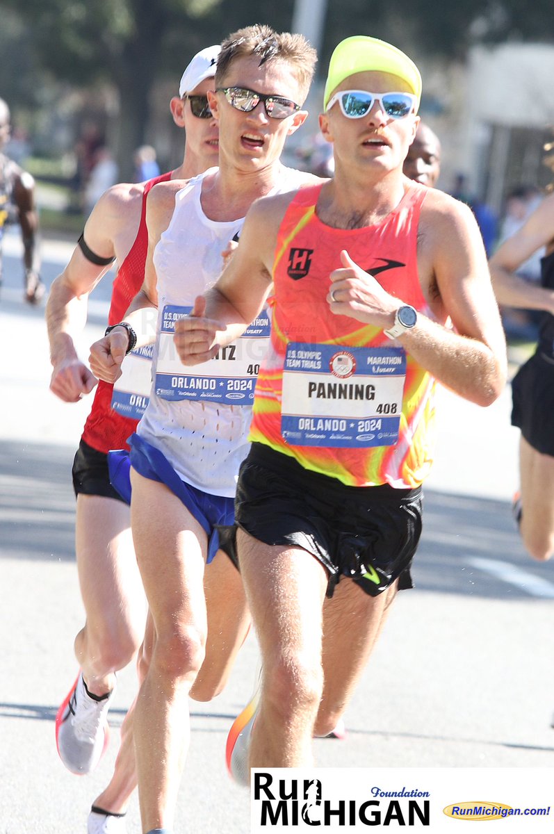 runmichigan's tweet photo. Check out RunMichigan's photo highlights from the 2024 USA Olympic Team Trials Marathon in Orlando. Another great day for Michigan! Congrats to our state's runners and to the top three men & women! Photos> https://t.co/EARwIGTJYw #marathontrials24 #runmichigan @hansonsdistproj https://t.co/vZR4NzBC1t