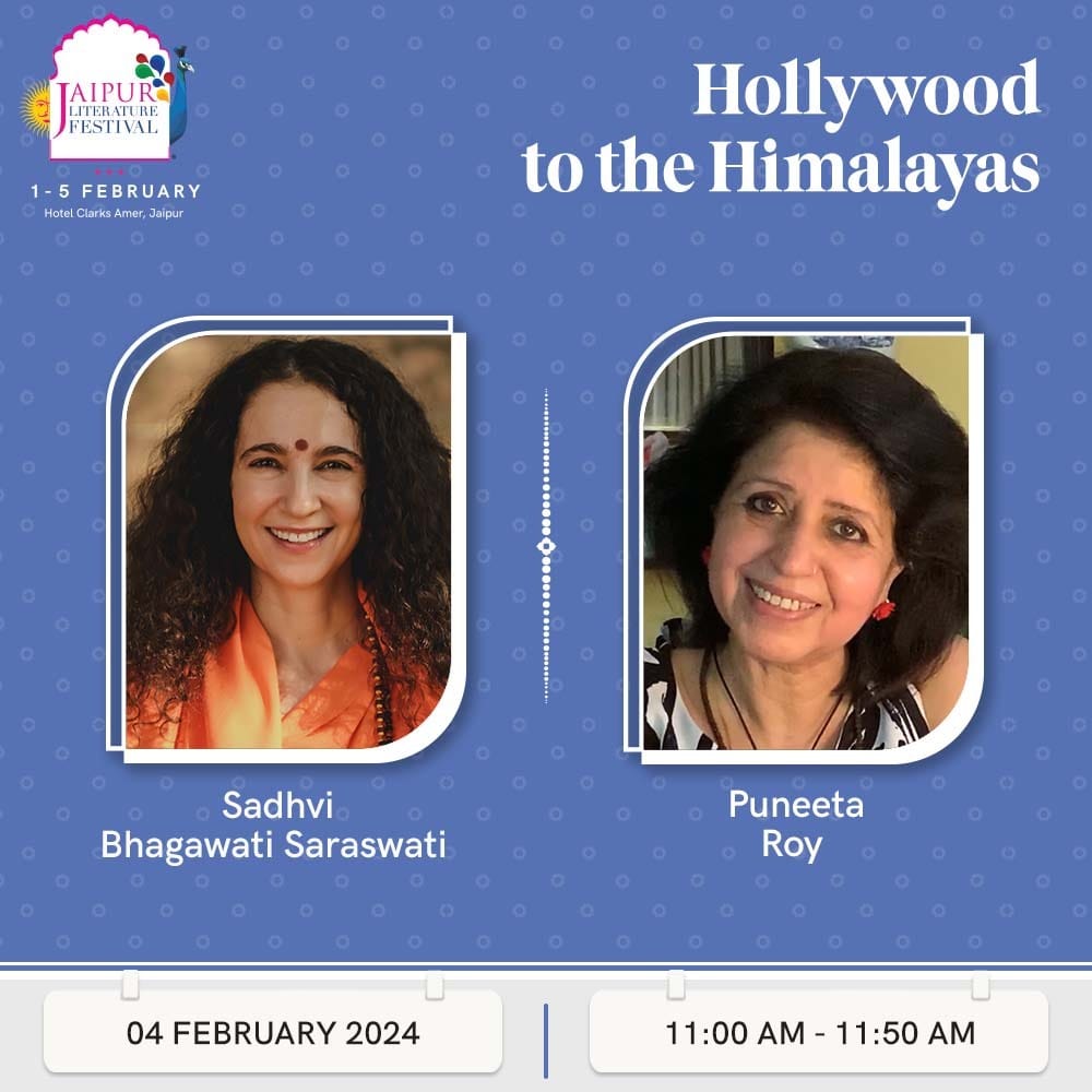 Looking forward to joining #PuneetaRoy  and so many brilliant authors from around the world at @JAIPURLITFEST,   totalk about my book #HollywoodtotheHimalayas

Register at jaipurliteraturefestival.org/registration  to join us!
REGISTER HERE TO WATCH: online.jaipurliteraturefestival.org/live

@JAICOBOOKSIN #HO