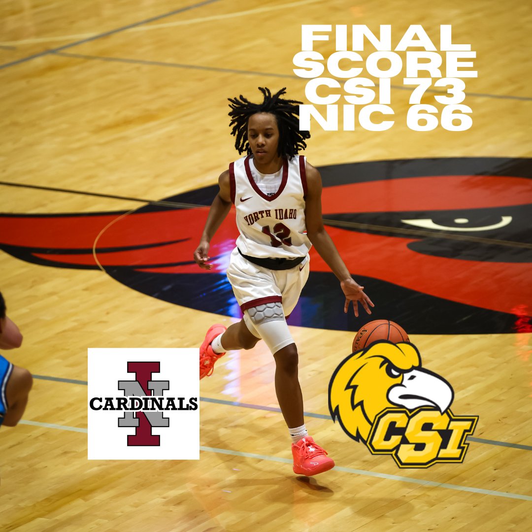 Hard fought game for the Cardinals.

Game was tight till the end vs the #21 CSI Eagles.

Next up Sophomore day Saturday Feb 10th at 1pm vs. College of Southern Nevada.

#SCCWeFly