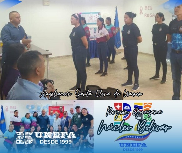UnefaVrrGuayana's tweet photo. 2/2🔁... junto al Coordinador S/S Jesús Pérez participaron en la *La Expoferia del Proyecto de Servicio Comunitario*, como jurado se encontraban las Autoridades municipales de Salud, Directora del Hospital Vera Zurita y tutores.
@Unefa_VEN
@R_Nicodemo
@lexalmeida3 https://t.co/GOeRZUfa4u