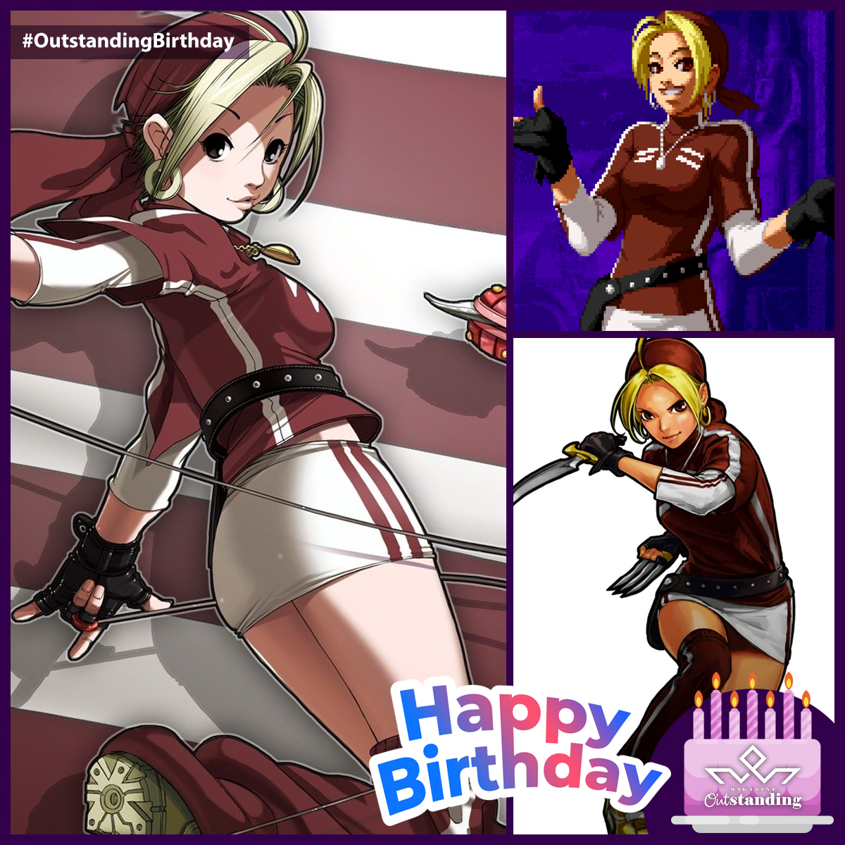 Outstandingmx's tweet photo. 🎂¡Feliz cumpleaños a Malin!🥳
Personaje que debutó en el videojuego '#TheKingOfFighters 2003' junto a Athena y Hinako.
#OutstandingBirthday #OutstandingVideoGame #OutstandingGame #Malin #KOF https://t.co/Cn0qhyOmDo