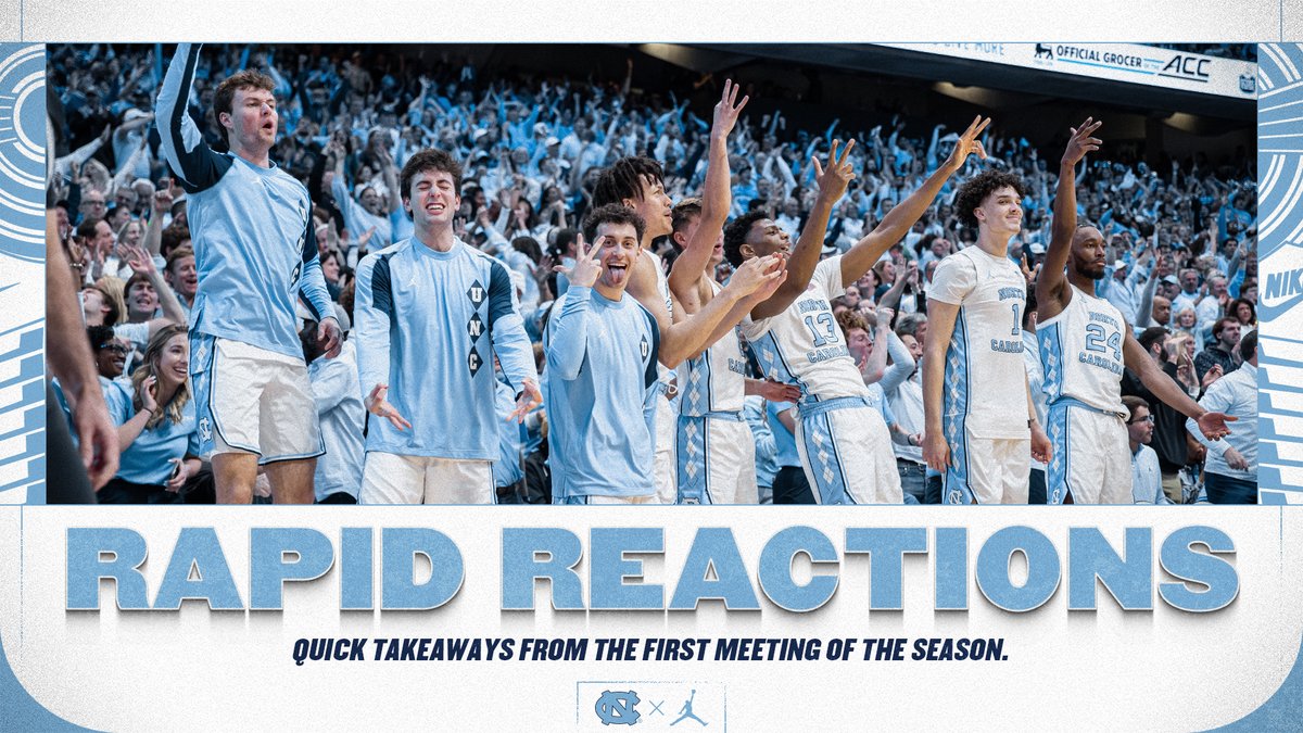 UNC_Basketball's tweet image. Rapid Reactions ⤵️

🔗: bit.ly/3uhe14F
