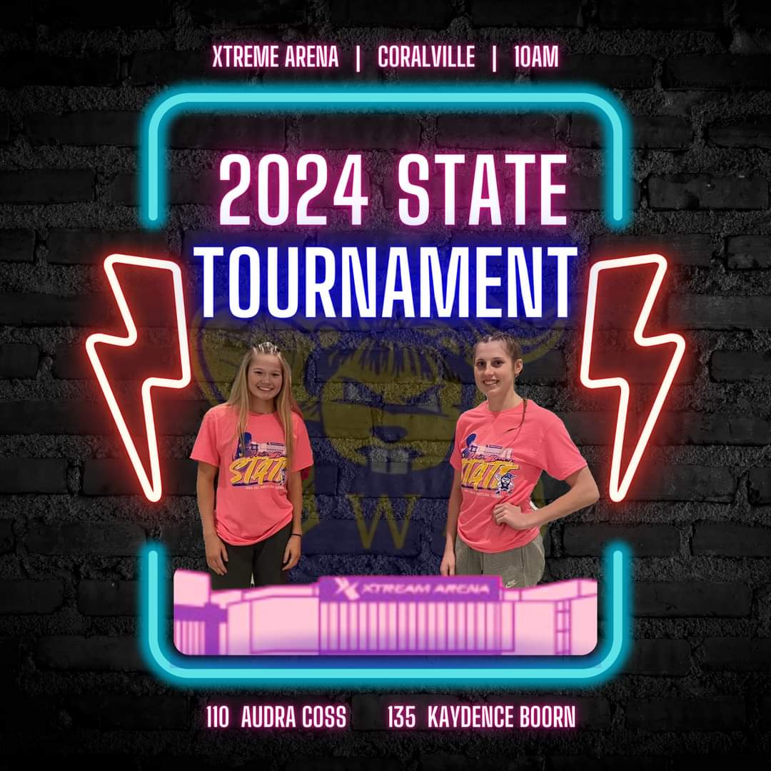 Welcome Home Ceremony Sunday at 1:00 pm in the Auditorium to celebrate and honor your Wilton Women's State Qualifiers &amp; Wilton Wrestling State Dual Tournament Team! Everyone is encouraged to attend.