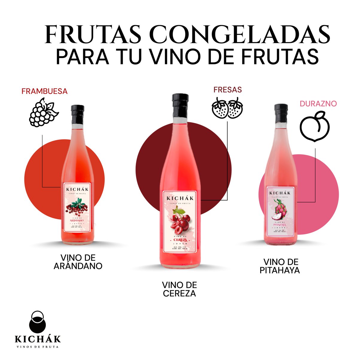 KichakVinos's tweet photo. LA MEJOR MANERA DE ENFRIAR UN VINO ❄️🍷

¿Te ha pasado que al añadir hielo, tu vino pierde sabor? ¡Tenemos la solución perfecta para ti! 👇🏼

Enfría tu Vino De Fruta de manera sencilla y sin alterar su sabor con frutas congeladas... 🥂 https://t.co/F5WJ13luwK