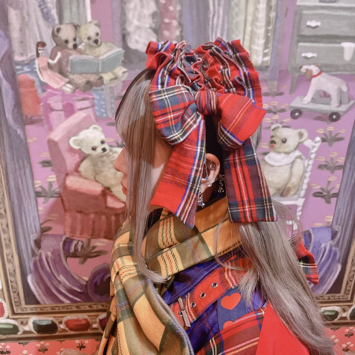HEIHEI 吊りリボンスカート RED 【公式通販】