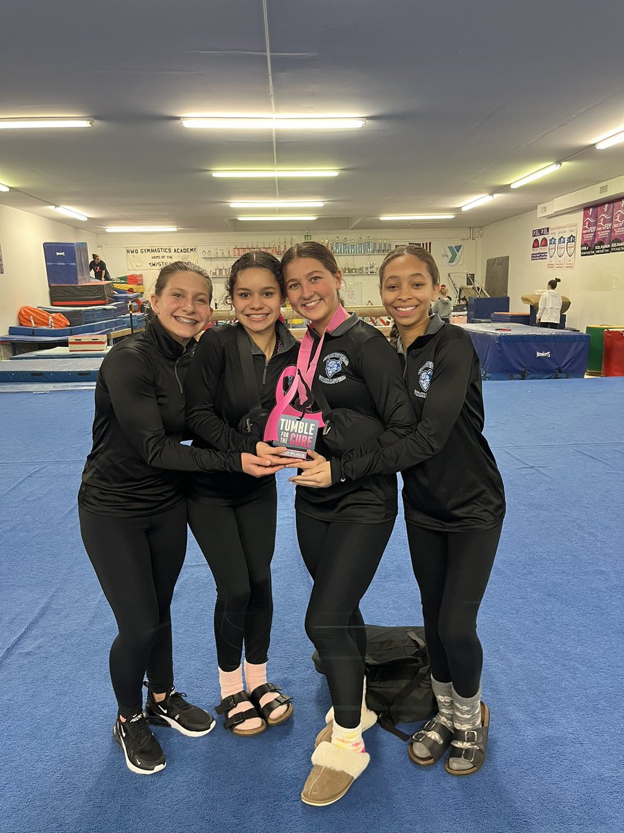 gymnasticsdevil's tweet photo. The girls had an awesome meet tonight! They placed 2nd as a team! 
Emilee placed 12th on Vault and 7th on Bars. Aubrey placed 9th on Vault. Alexa placed 8th on Vault, 4th on Bars, 5th on Beam, 10th on Floor, and 6th All-around. Katie placed 2nd on Floor and 12th All-around. https://t.co/IxN8PfE1X1