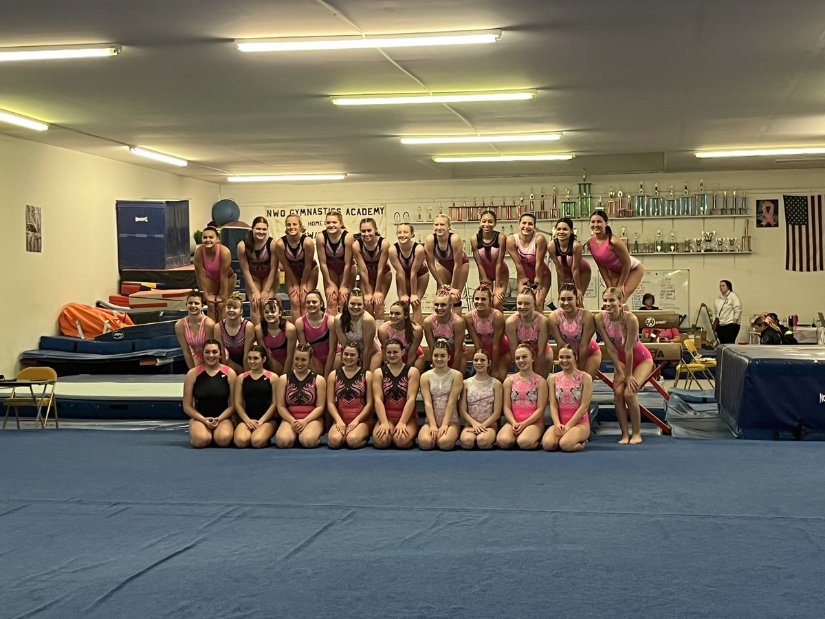 gymnasticsdevil's tweet photo. The girls had an awesome meet tonight! They placed 2nd as a team! 
Emilee placed 12th on Vault and 7th on Bars. Aubrey placed 9th on Vault. Alexa placed 8th on Vault, 4th on Bars, 5th on Beam, 10th on Floor, and 6th All-around. Katie placed 2nd on Floor and 12th All-around. https://t.co/IxN8PfE1X1
