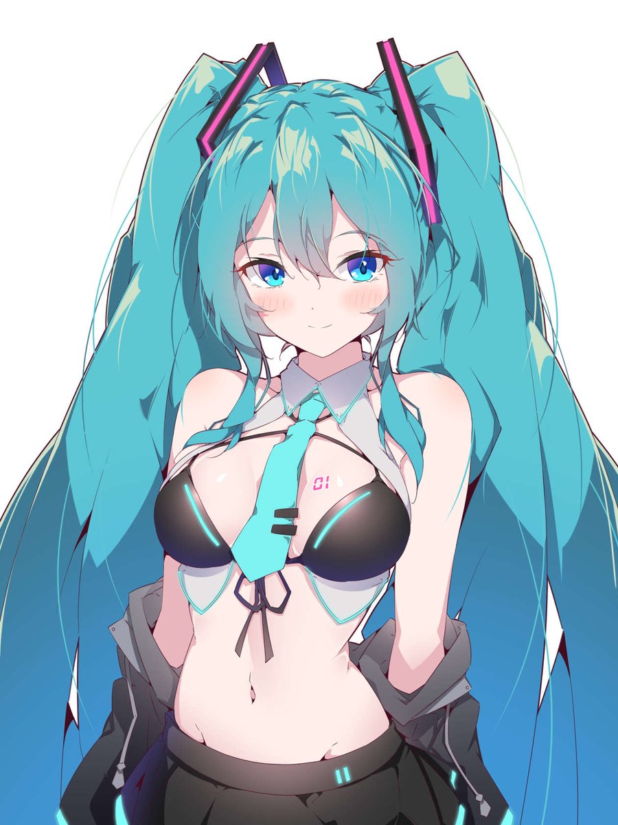 初音ミク 「オリデザミクさん 」|春川@FANBOXのイラスト