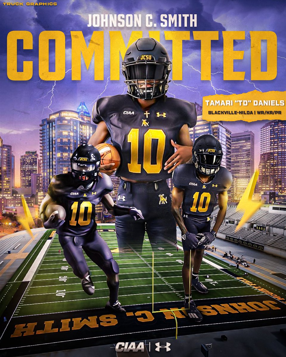 Tamari “TD” Daniels (@rockouttdd) on Twitter photo COMMITTED!!!🤘🏾🤘🏾 <a href="/JCSUFootball/">Golden Bulls</a>
<a href="/CoachJonesHawks/">Kevin Jones</a> <a href="/CoachFlowers/">Coach Maurice Flowers</a> <a href="/CoachTripp98/">Barry Tripp</a> <a href="/CoachChambers6/">Coach Chambers</a> <a href="/CoachHeaston/">Ryan Heaston</a> <a href="/PMasonHawkPride/">Paris Mason</a> <a href="/RedbullNick11/">Nick Johnson</a> <a href="/JaquelHolman/">Jaquel Holman</a> <a href="/kedrickSabb_4/">Kedrick Sabb</a> <a href="/Soulzbk/">Jamarien Priester ރ</a> <a href="/ZMickenzie/">Zyon Burnette</a> <a href="/KaidenAiken1/">Kaiden “k1” aiken</a> <a href="/Nxmxir1/">Namair Anderson</a> #EVERYTH1NGEVERYDAY #BrickxBrick COMMITTED!!!🤘🏾🤘🏾 <a href="/JCSUFootball/">Golden Bulls</a>
<a href="/CoachJonesHawks/">Kevin Jones</a> <a href="/CoachFlowers/">Coach Maurice Flowers</a> <a href="/CoachTripp98/">Barry Tripp</a> <a href="/CoachChambers6/">Coach Chambers</a> <a href="/CoachHeaston/">Ryan Heaston</a> <a href="/PMasonHawkPride/">Paris Mason</a> <a href="/RedbullNick11/">Nick Johnson</a> <a href="/JaquelHolman/">Jaquel Holman</a> <a href="/kedrickSabb_4/">Kedrick Sabb</a> <a href="/Soulzbk/">Jamarien Priester ރ</a> <a href="/ZMickenzie/">Zyon Burnette</a> <a href="/KaidenAiken1/">Kaiden “k1” aiken</a> <a href="/Nxmxir1/">Namair Anderson</a> #EVERYTH1NGEVERYDAY #BrickxBrick