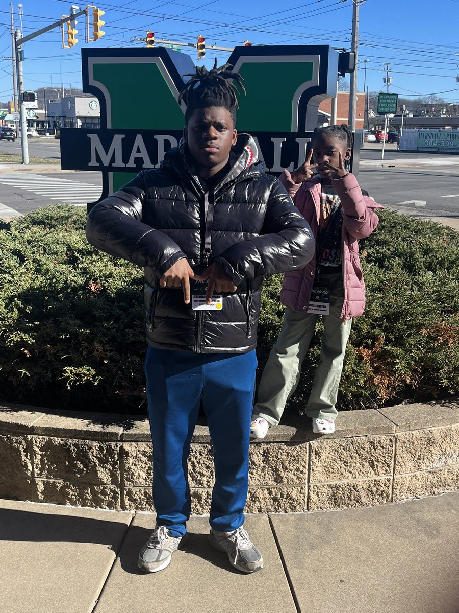 JayMamba22's tweet photo. Had a great time @HerdFB touring the campus and meeting the wonderful coaches can’t wait to be back !
@CoachStaySharp @CoachHuff @RecruitTheHerd @CoachDoege @TellyLockette @THE_CoachDJ @WarriorCoachBr1 @CoachBJcinco @TLakeLowe https://t.co/tSi9MZRA0P