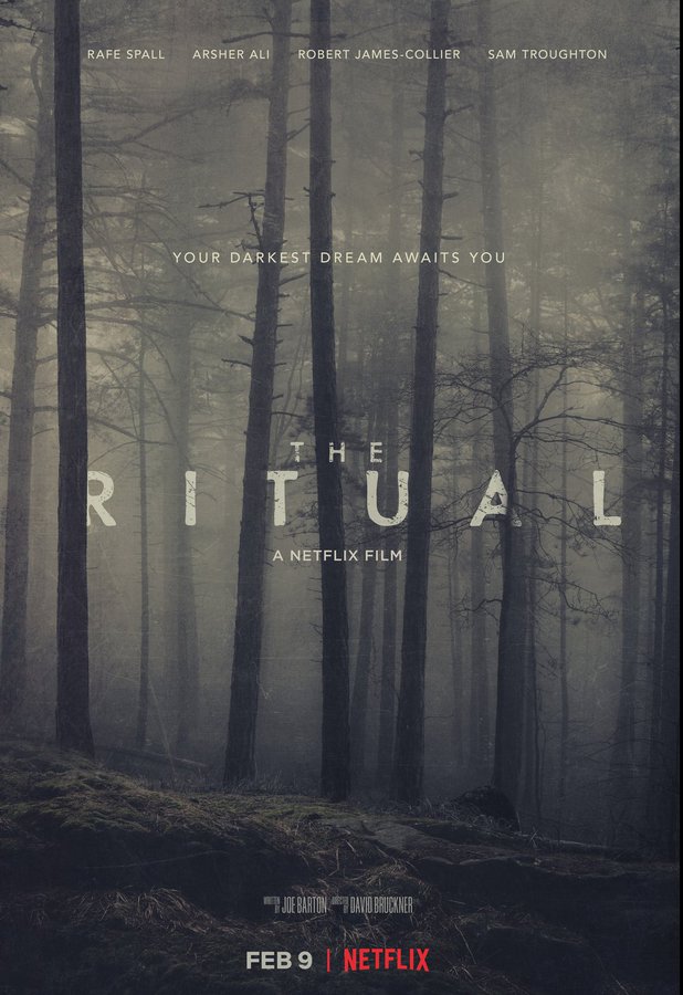 AflamWorld's tweet photo. The Ritual
تلتقي مجموعة من زملاء الدراسة القدامى في رحلة عبر غابات السويد المخيفة شمال أوروبا، لكنهم يواجهون خطرًا داهمًا يطاردهم هناك
رعب وغموض فاااخر على نتفلكس 👍 https://t.co/U2g9YZaZx4