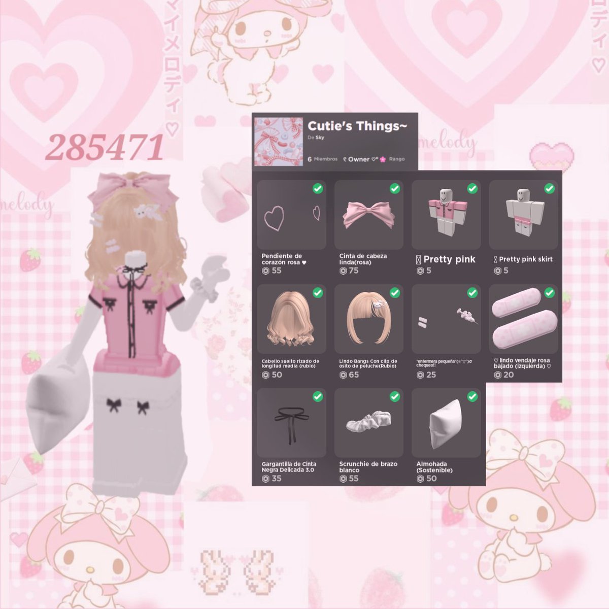 ManguitoDulce03's tweet image. Styling clothes from our Cutie&apos;s Things~ group 💞 Join to the group! #roblox #robloxfits