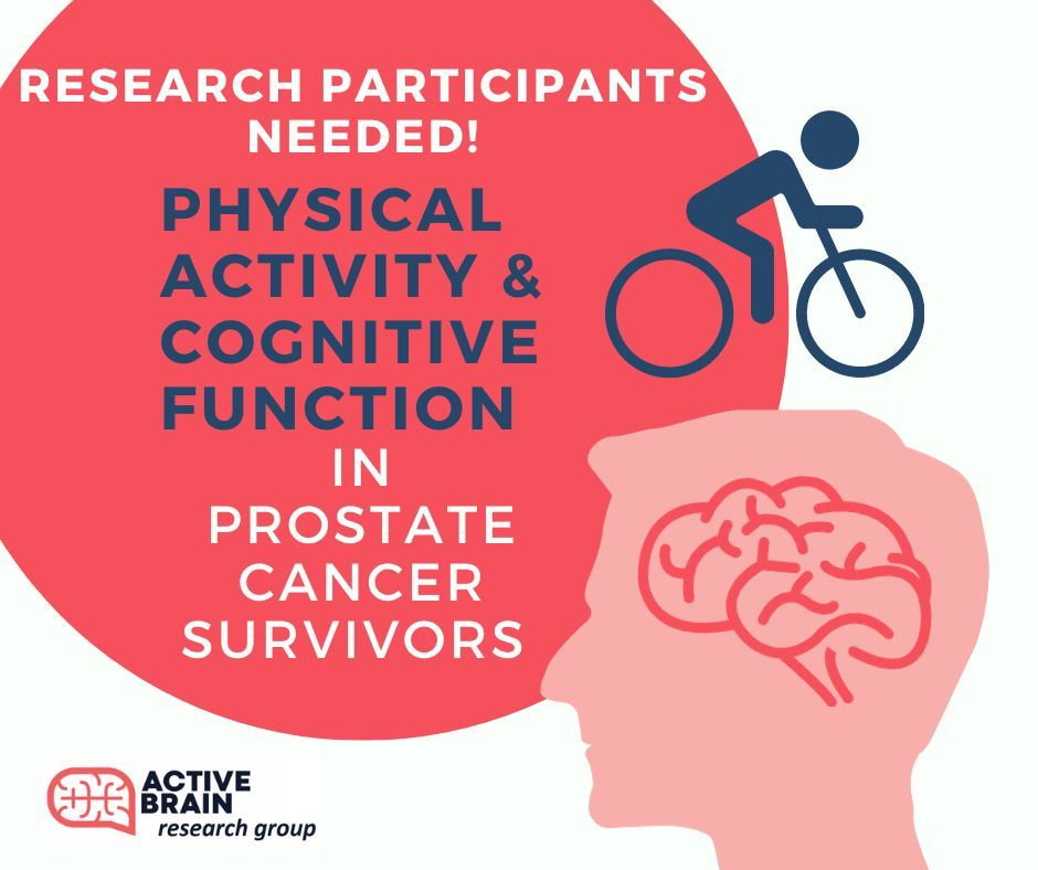 ActiveBrainUC's tweet photo. This #WorldCancerDay, we are seeking participants for a project investigating the effect of PA on cognitive function in #prostatecancer survivors, funded by @wcrfint and @CancerAustralia! To get involved, please visit: https://t.co/sPyoZHjxnI  or call: 0405 645 139 🚴🏼‍♂️

@UCRISE https://t.co/SHMz03wsLn