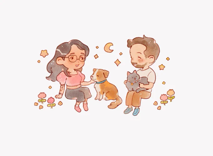 Sweet commission for   of their family  
