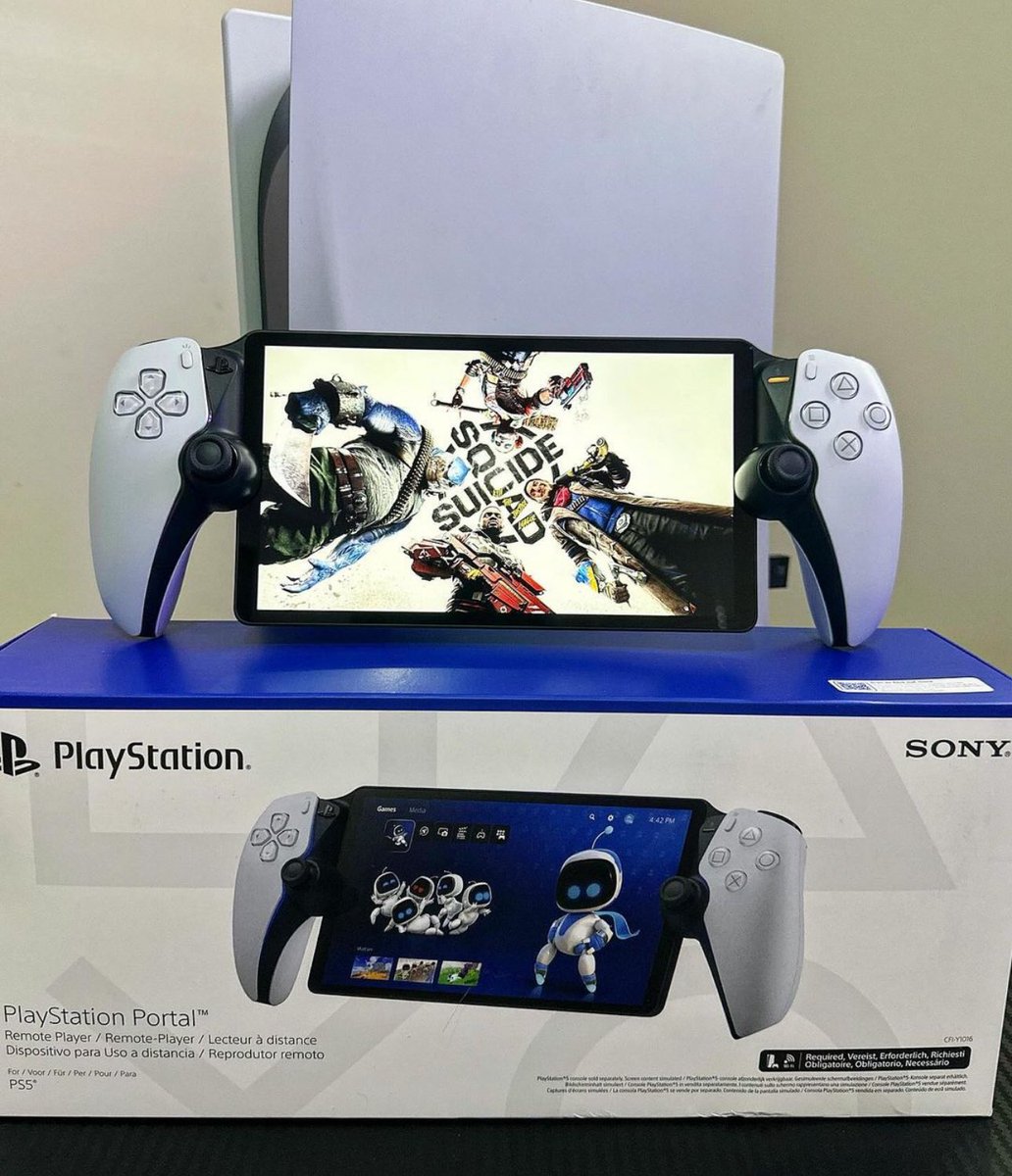 Treppers1's tweet photo. Obsessed with the new PlayStation Portal 😁 #PlayStationPortal #PS5 https://t.co/zR7jdIReeV