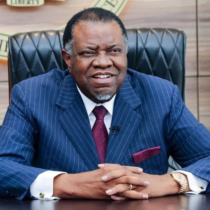 NBCDigitalNews's tweet photo. BREAKING | President Hage Geingob, 82 has died. He died on Sunday at 00:04.

Vice President Nangolo Mbumba announced his passing on nbc.

President Geingob was admitted at Lady Pohamba Private Hospital’s Intensive Care Unit following a medical treatment for cancerous cells after his return from the US, where the initial treatment was conducted.

#NBCNews #nbcGOtv20 #nbcplus #nbcDSTV282 #nbcdigitalnews