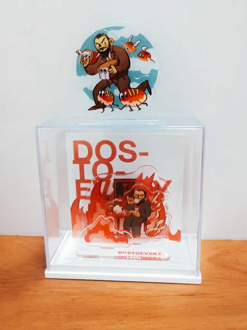Dostoevsky acrylic standeesAvailable soon 