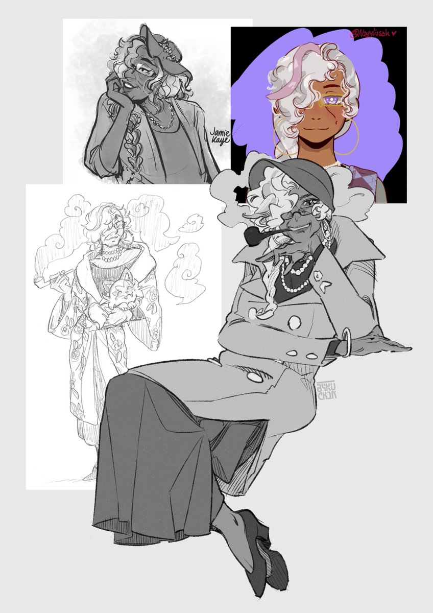 Sketch commission post-drive fulfillment! from A. Peake, Cookie Nomie, @coolattes, and @viviiyon