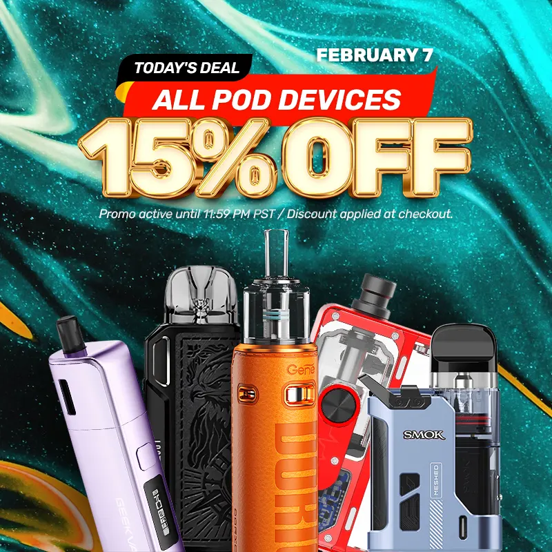 EightVape's tweet photo. Unlock the savings! π
Enjoy a 15% discount on all pod devices.
https://t.co/lcue7I1gG7
Elevate your vaping experience with top-notch pod systems. π¨β¨
#vapedeals #poddevices #vapingsale https://t.co/dV7VuZ0Hhx