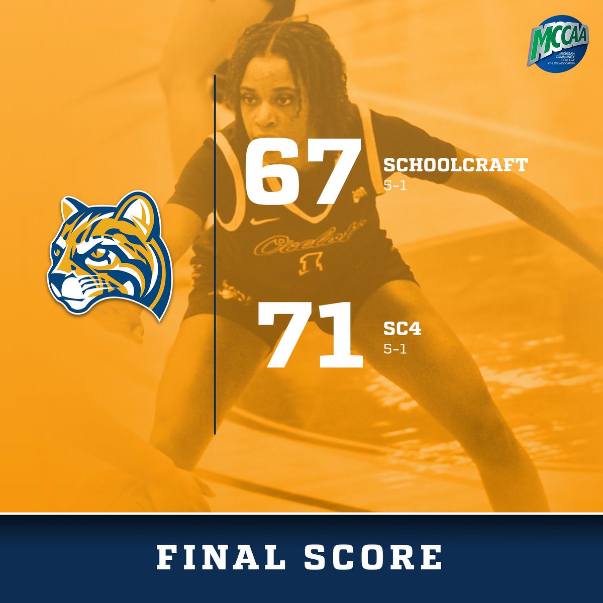 Schoolcraft WBB moves to 5-1 in conference play and 14-4 overall. @Kyralawrence5 17pts 7reb @TayWilliams2022 10pts 9reb @wnbademi 14pts 7reb @HalleRoger94504 9pts 4reb