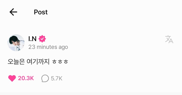 [💌] 🦊

🦊: Eso es todo por hoy ㅎㅎㅎ