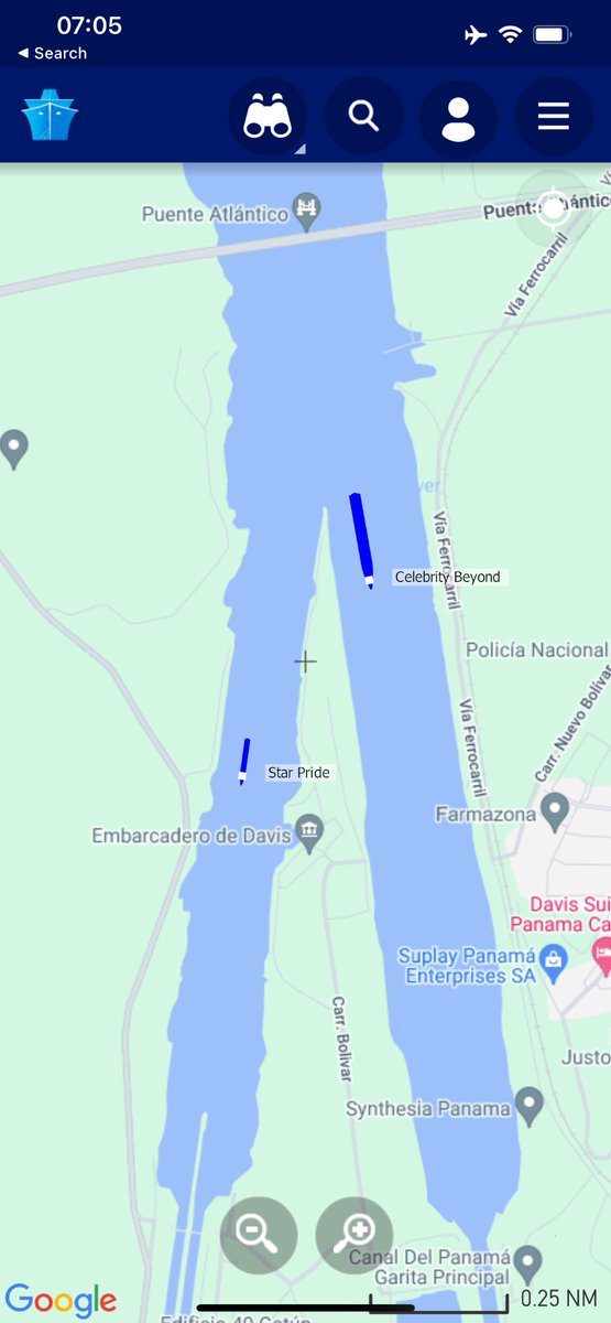 n0cruisecontrol's tweet photo. As we sailed through the New Agua Clara locks, we could see @WindstarCruises Star Pride transiting the Old Locks. An expert gave a running commentary over the Ship’s PA system as we transited #panamacanal #celebritybeyond #celebritycruise @CelebrityUK @CelebrityCruise https://t.co/X60eREcsBe