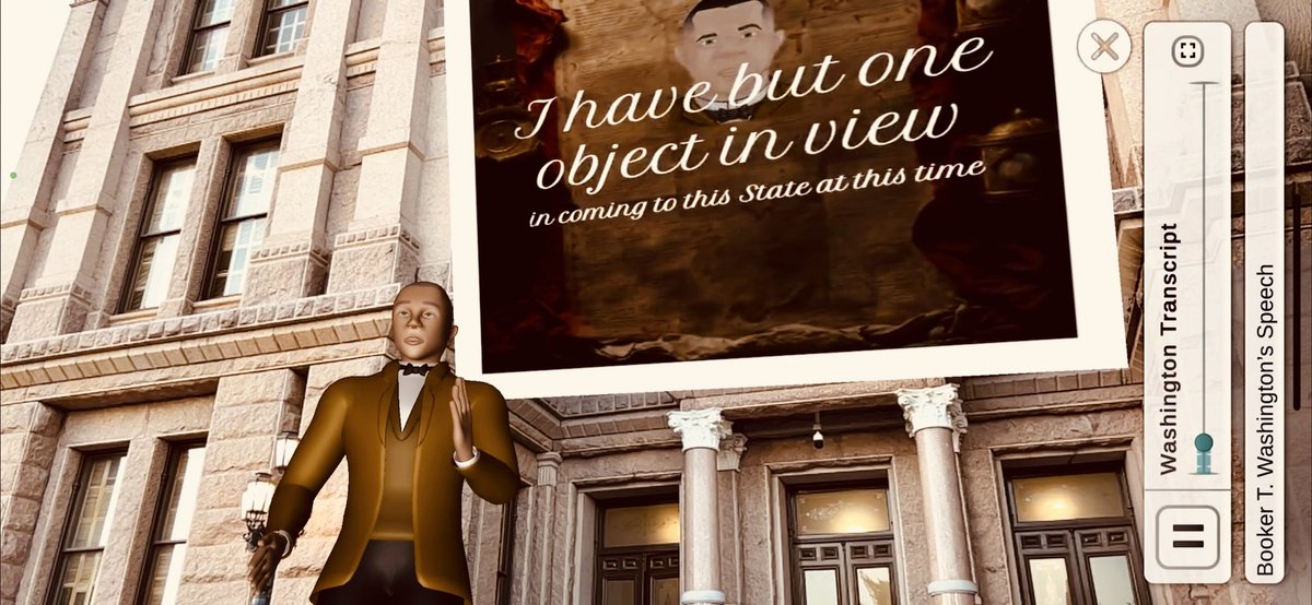 augzoo is proud to host “History All Around Us”, an #historical #interpretive plan produced by 3240 Entertainment available to experience on location at Wooldridge Square and the Texas State Capitol. #immersive #culturalheritage