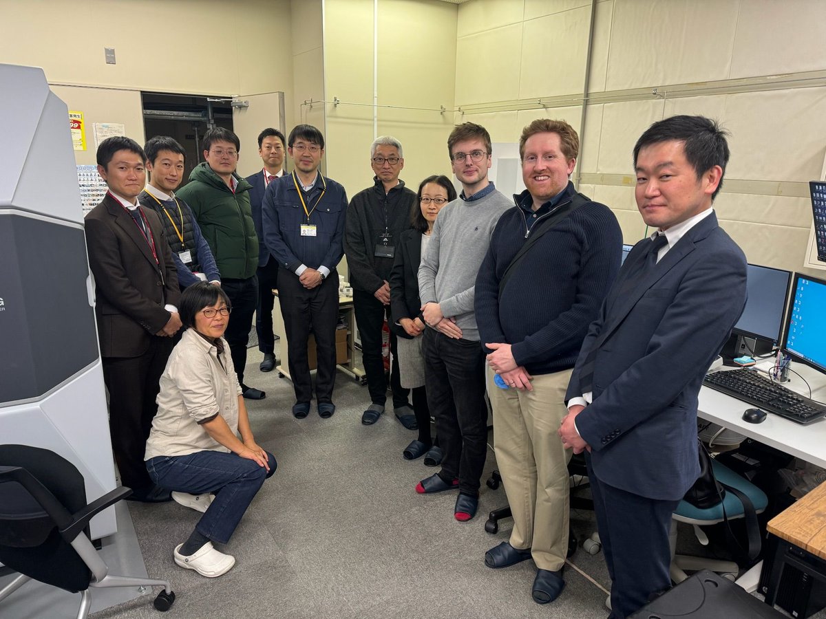 connectomx3d's tweet photo. Grateful for the exceptional hospitality from @meiwafosis during our two-week trip to Japan. Their meticulous efforts ensured successful #SBFSEM demonstrations on a range of samples with Katana Microtome. A truly memorable scientific and cultural journey! #volumeEM https://t.co/V5YpjTAlLr
