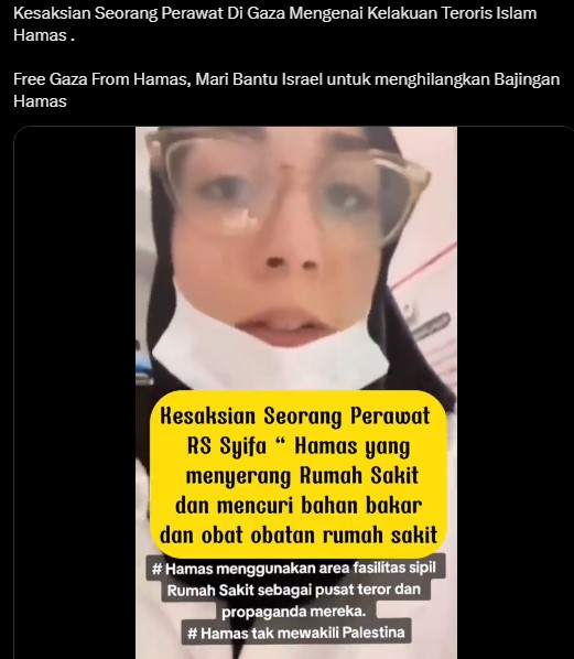 TheBi9Boss's tweet photo. @Menlu_RI 

HAMAS adalah kelompok terrorist, yang menipu dunia.
Seolah-olah, HAMAS  berjuang membebaskan Palestina dari Israel.
Padahal, mereka berjuang demi kekuasaan, agar mereka dapat berkuasa.
HAMAS tidak mewakili rakyat Palestina. https://t.co/KYhEQqVWrz