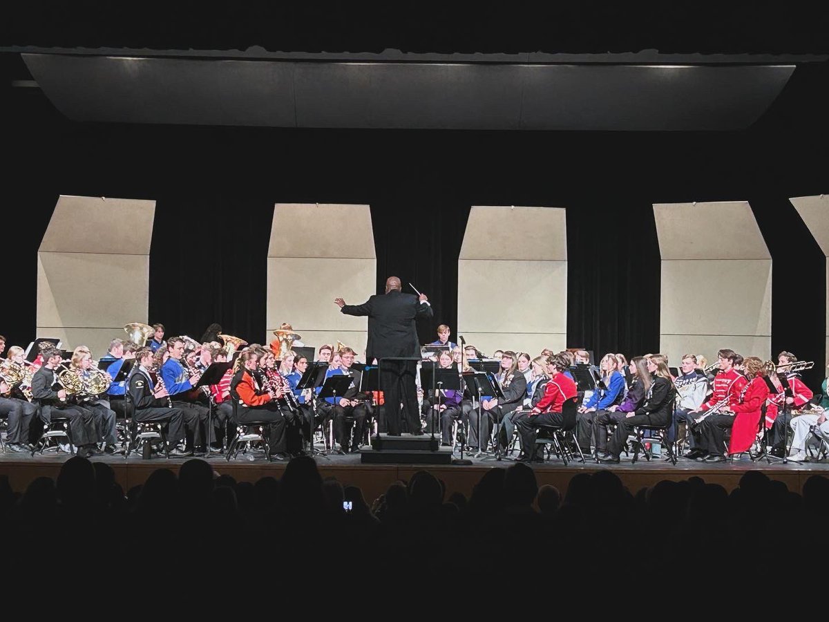 Great day of music making at LLMEA County Band! Go Cedars!