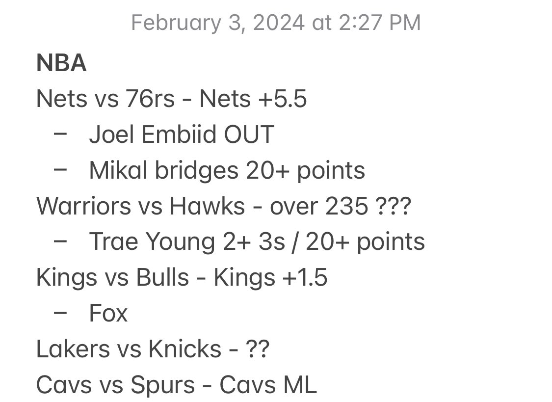 ThatGirl_Tokyo's tweet photo. My NBA guide for today .. #NBA #Parlay #Sportsbook #bettingtwitter #sportsbettingpicks #NBAPicks https://t.co/FK9cFQsEmn