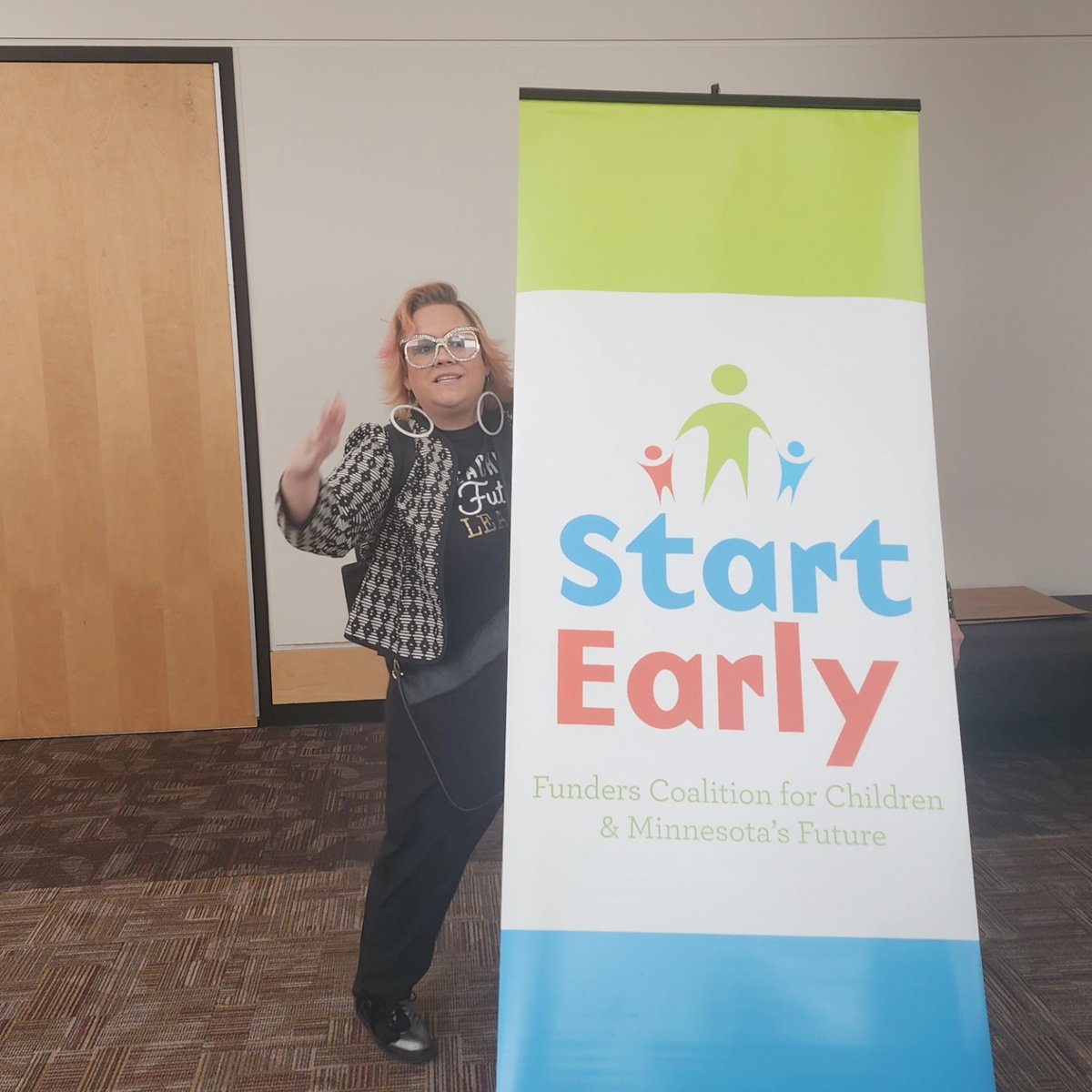 AmyRamaker's tweet photo. It's so amazing when you can have both a mentor, and a person you can be silly with!

#MNAEYC2024 #startearlyfunders #gtcuw #80x3 #EdEquity #AllinforKids https://t.co/UFzhLjUAu9