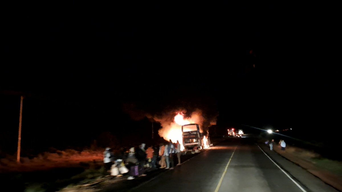 ItsOmbogo's tweet photo. Sad news this morning
Tahmeed bus currently on fire
Further reports unconfirmed
#Buslife https://t.co/WhKHNyXIyr