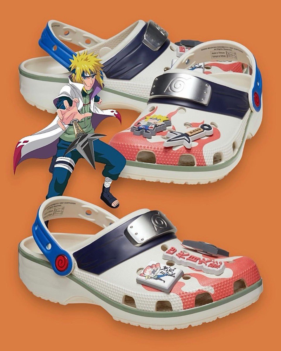 NARUTO -ナルト- 疾風伝 × Crocs コラボサンダルが海外近日発売予定