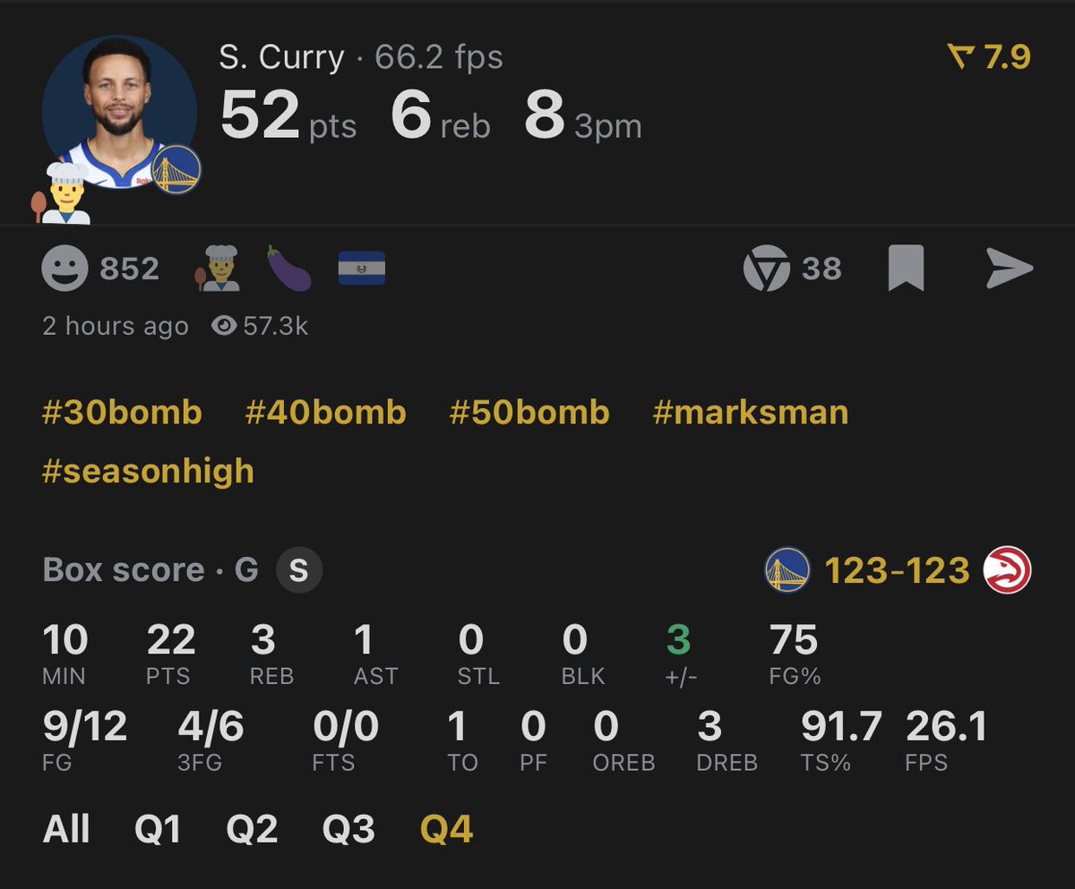 STEPH CURRY’S 45TH 20-POINT QUARTER (MOST IN NBA HISTORY)