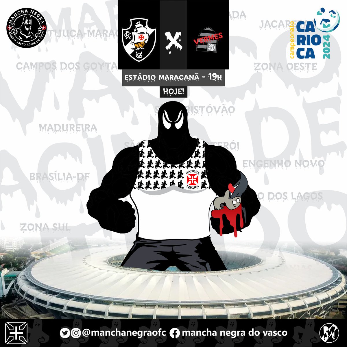 🪓🔥 CLÁSSICO SE GANHA! 
Vamos para mais uma batalha!

Amar o Vasco acima de tudo, desde 1999.

.