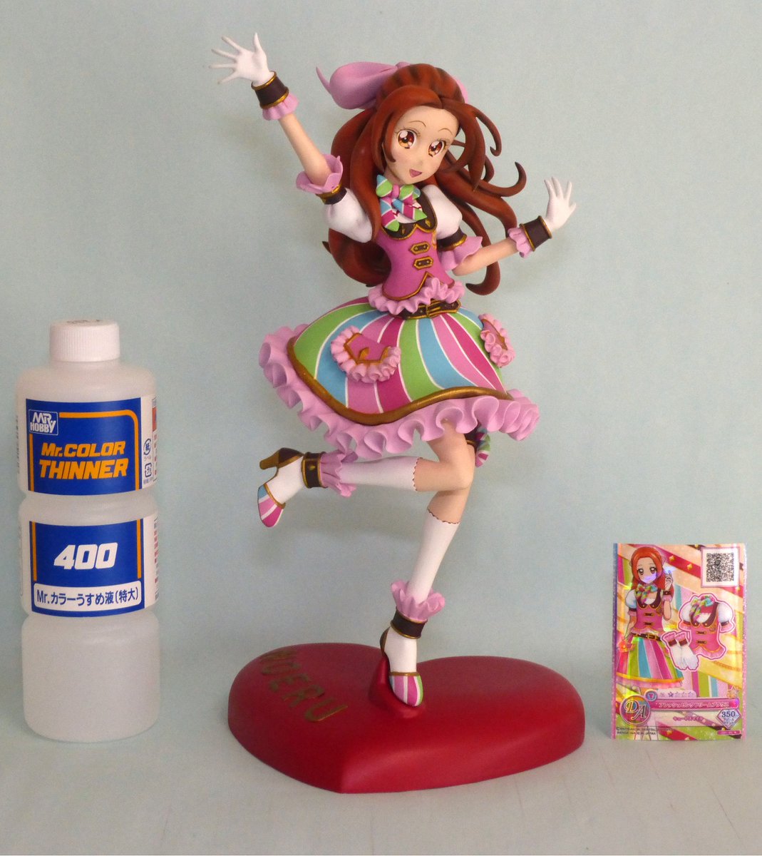 ノエルちゃんSDサンプル完成しました。 1/4なのでこんな感じの大きさ