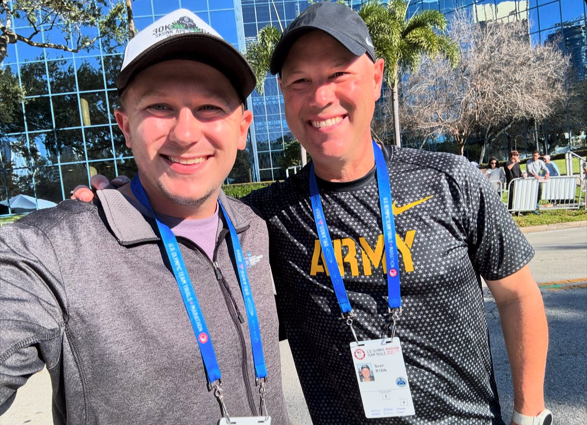 justrunfuller's tweet photo. Anyway, I had an awesome time at the Olympic Marathon Trials today. So many amazing performances on both the men and women’s side! Great to see everyone again. https://t.co/YKZsMDFJOX